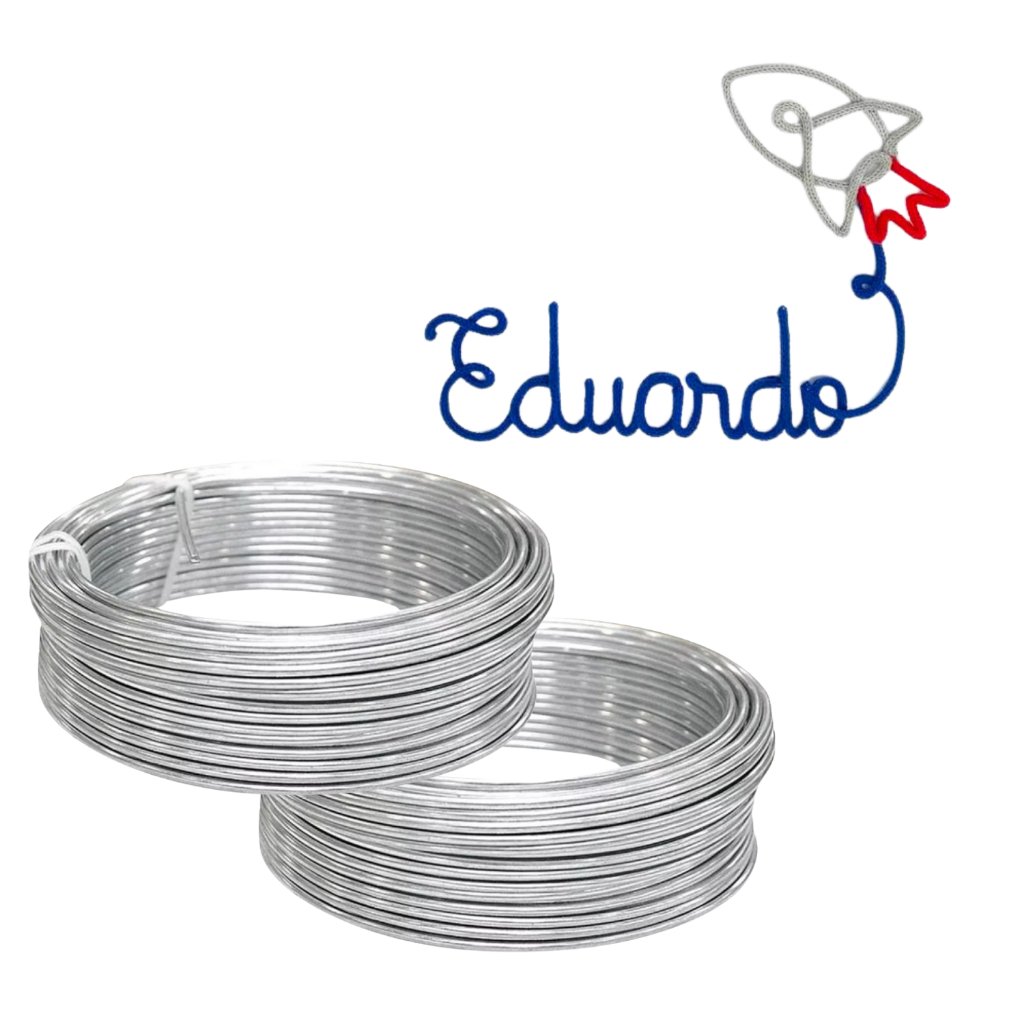 Arame Galvanizado n16 e n18 para Tricotin rabo de gato icord 1,65mm e 1,25mm