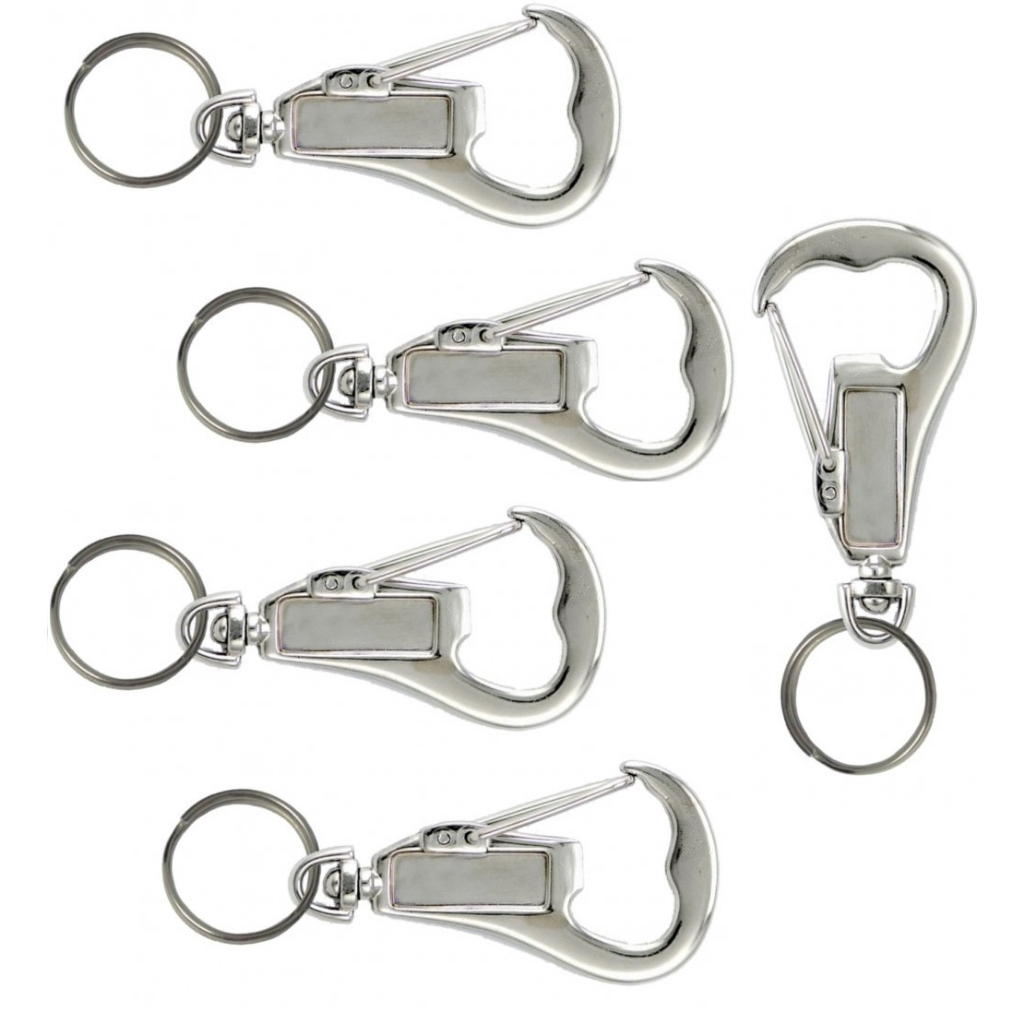 Chaveiro abridor kit 5 serve também como mosquetão em Oferta na Shopee