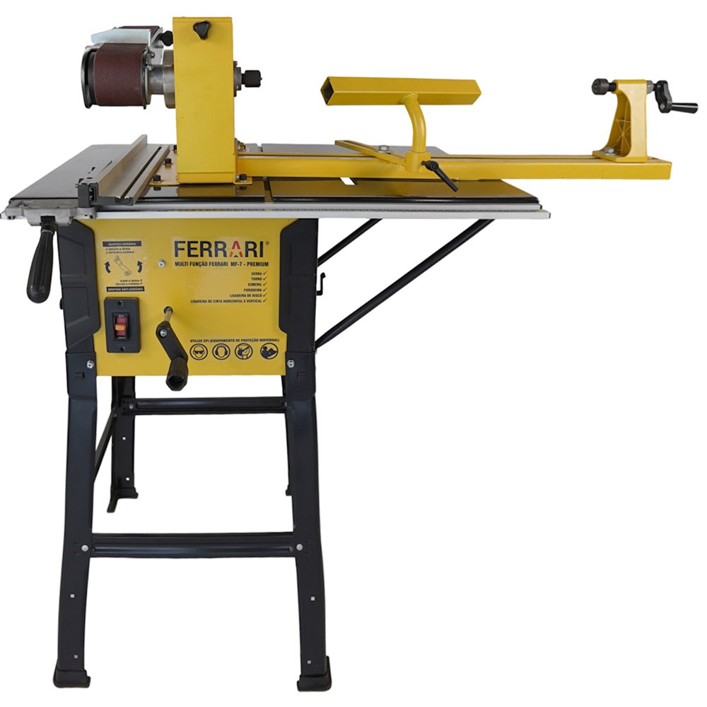 Serra de Bancada Multifunção Ferrari 1500W MF-7 Premium em Oferta na Shopee