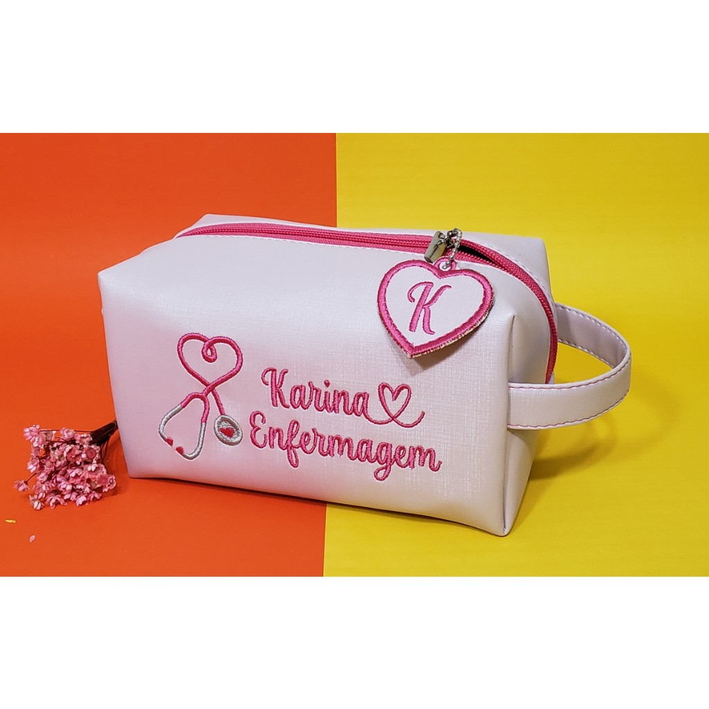 Necessaire Box Enfermagem Personalizada Tamanho Média - 1 unidade