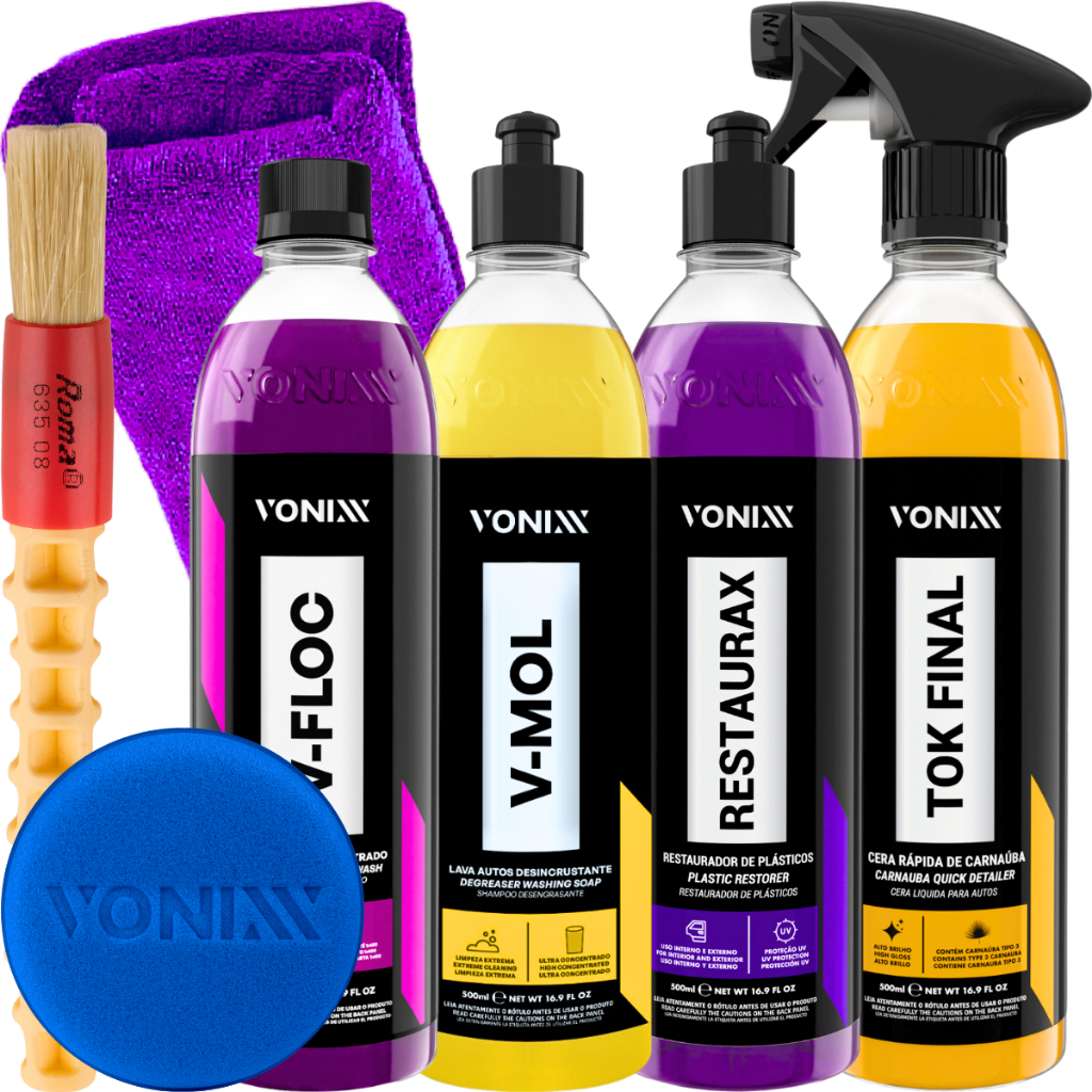Kit Shampoo V-Floc Cera Tok Final V-Mol Restaurax Vonixx em Oferta na Shopee