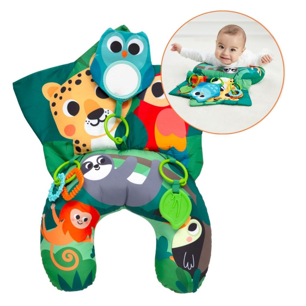 Almofada de Atividades para Bebê Ficar de Bruços Tummy Time Infantil