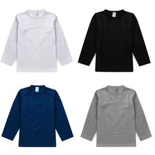 Blusa Térmica Infantil Menino e Menina Peluciada Flanelada Segunda Pele Unissex Roupa de Inverno L41 em Oferta na Shopee