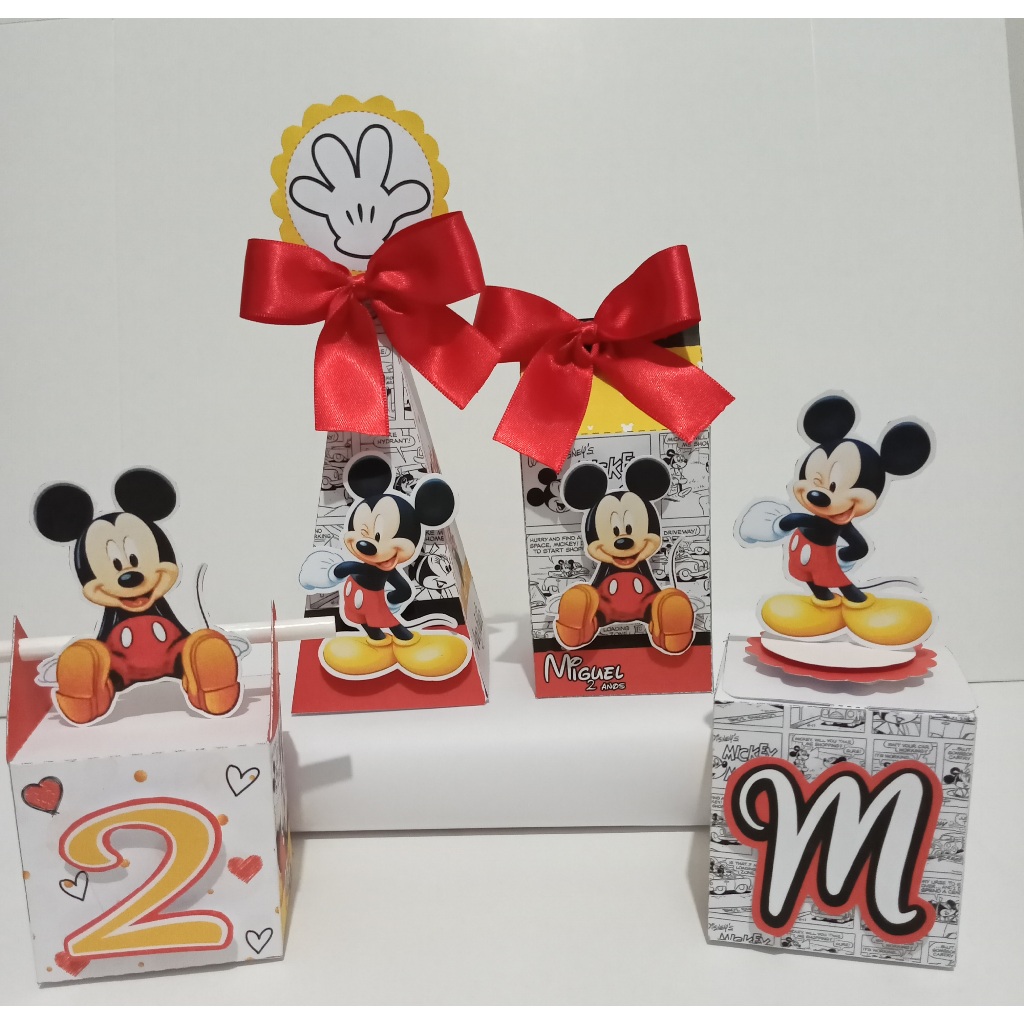 Kit Festa Mickey - Lembrancinha Personalizada Mickey - Festa Infantil -Aniversario