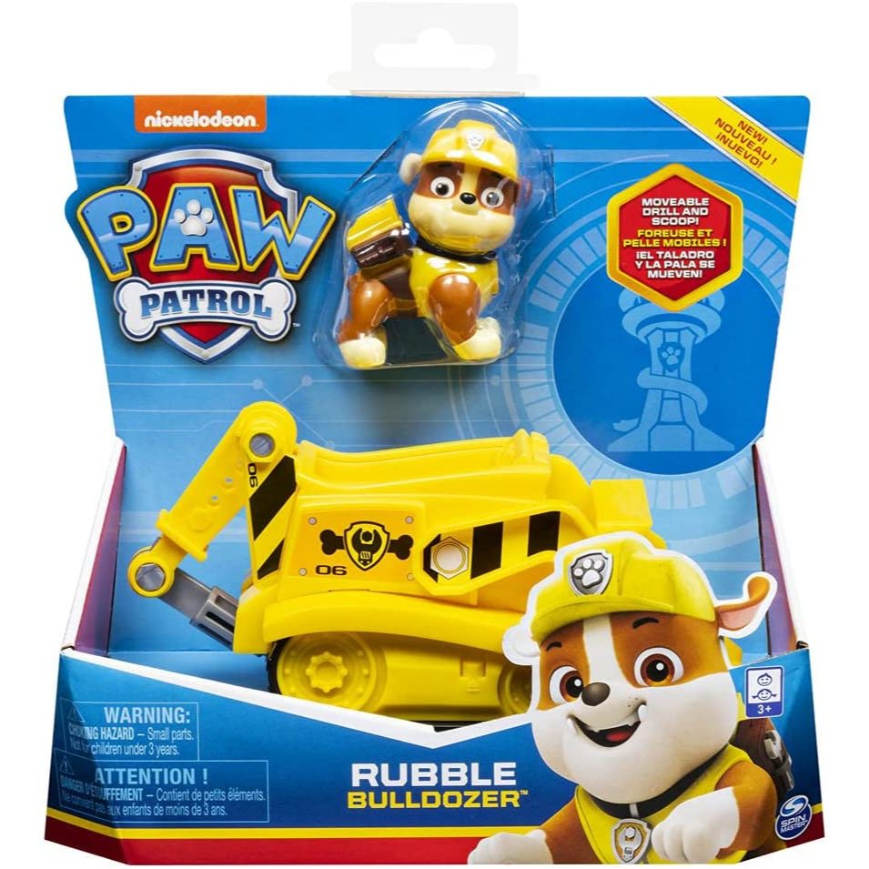 Patrulha Canina Rubble Diggin' Buldozer - Sunny 2720 em Oferta na Shopee