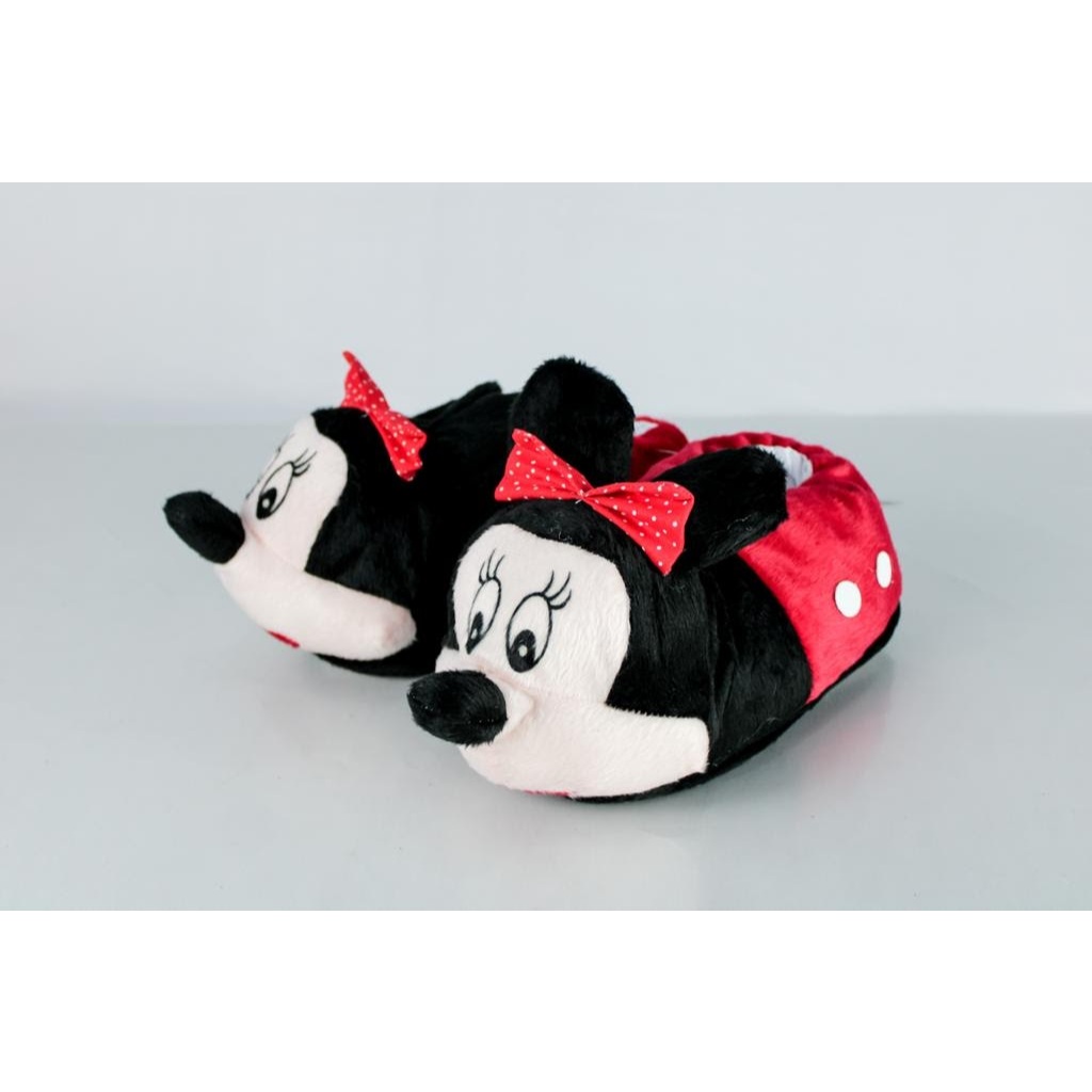 pantufa minei vermelha personagens promoção 2024 fabricadas a mão super quentinhas