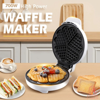 Máquina de Waffle Em Forma De Coração Portátil 700w Elétrico Waffles 110V Ou 220V