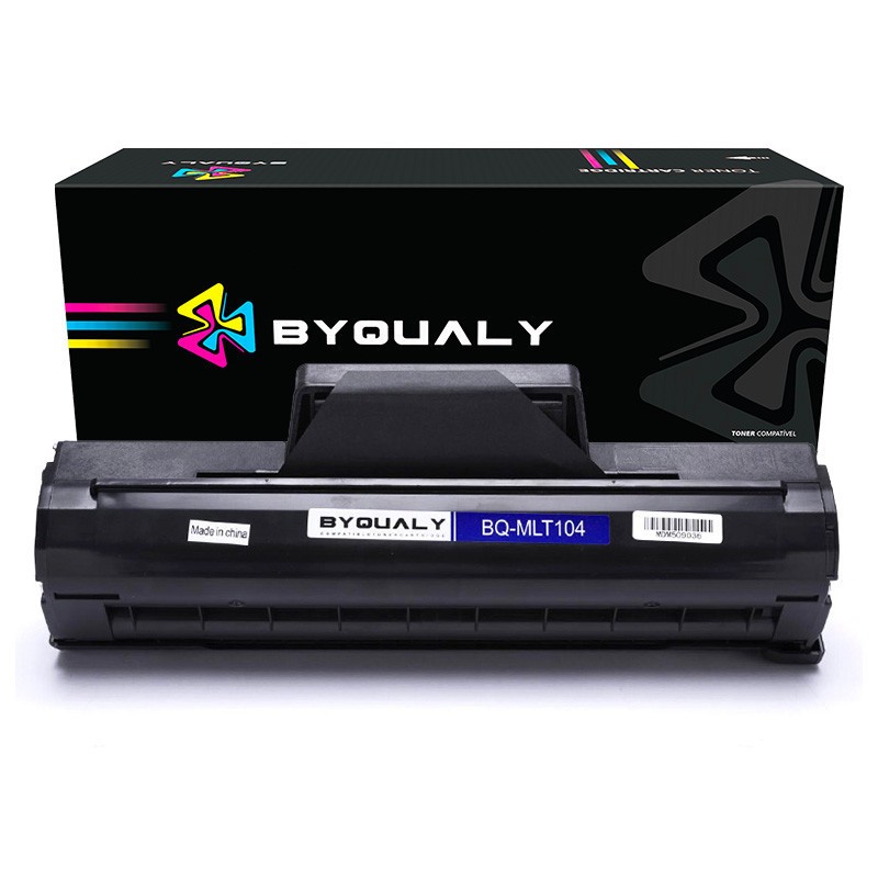 Toner Samsung D104 para ML1660 ML1665 ML1860 ML1865 ML1865W SCX3200 Preto Novo