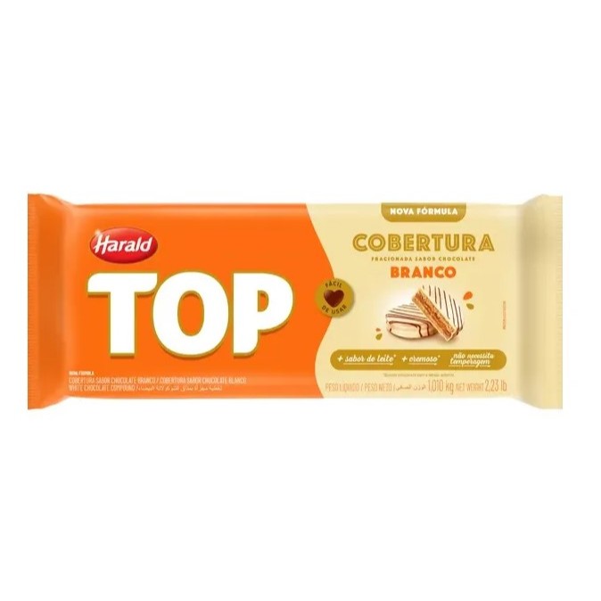 Cobertura Harald Top Barra 1,01kg Branco em Oferta na Shopee