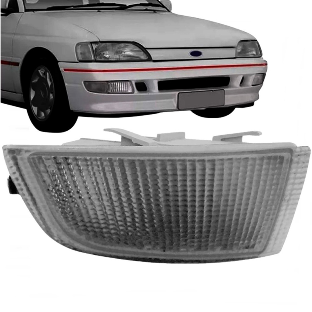 Pisca Parachoque Lanterna Dianteira Escort Xr3 1993 Até 1996 Direito Fumê