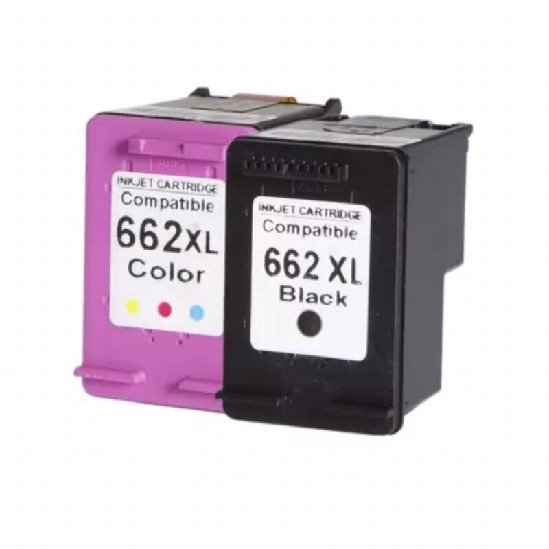 Kit Cartucho de Tinta Compatível 662xl Preto e Colorido para Impressora 2515 2516 3515 1516 3546 3516 2546 4640 4646