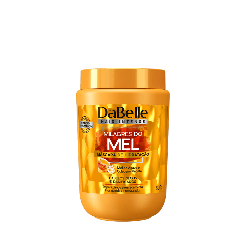 Máscara de Hidratação Milagres do Mel Dabelle 800gr