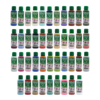 Tinta Acrílica Fosca 60ml Acrilex - Kit 6 Frascos - Escolha as Cores No Chat em Oferta na Shopee