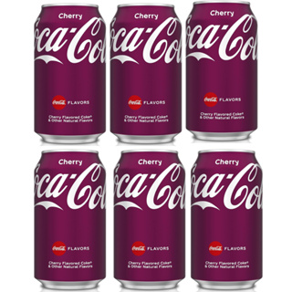 6 Refrigerante Coca Cola Cherry - Cereja Importado em Oferta na Shopee