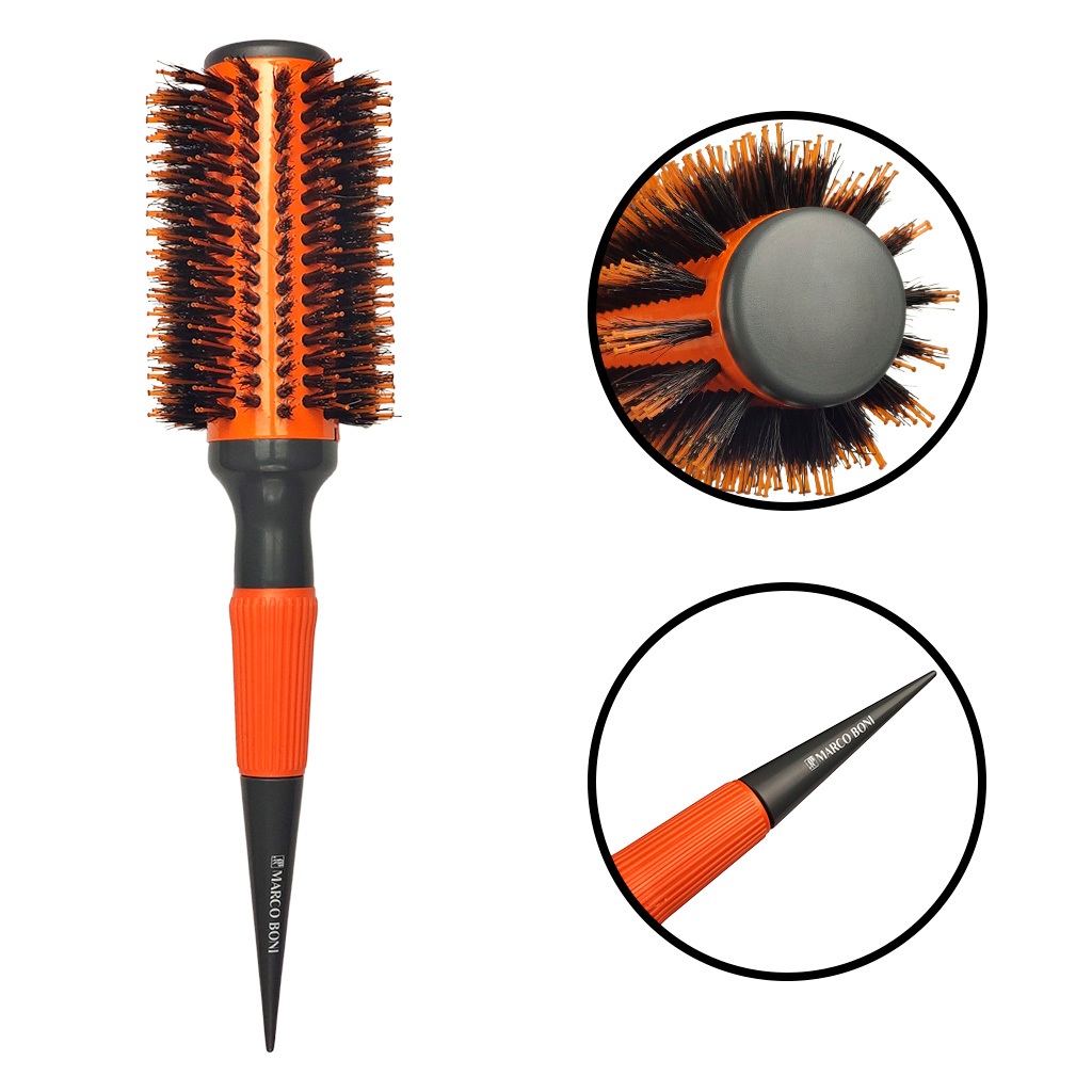 Escova Marco Boni Profissional Thermal Ceramic Cerdas Javali Nylon 65mm em Oferta na Shopee