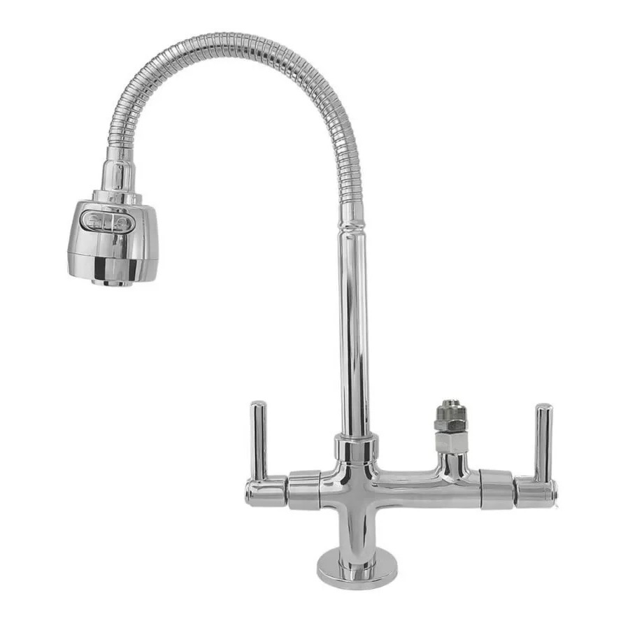 Torneira BANCADA em Metal com Adaptador para Purificador Lorenzetti Soft Latina Superzon 2145 C80
