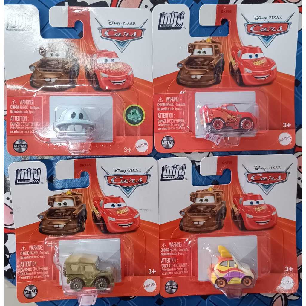 Mattel Mini Racers Carrinho em Metal Disney - Pixar Cars Macqueen GKF65 MACQUEEN, NAVE ESPACIAL MATE (BRILHA NO ESCUR0)