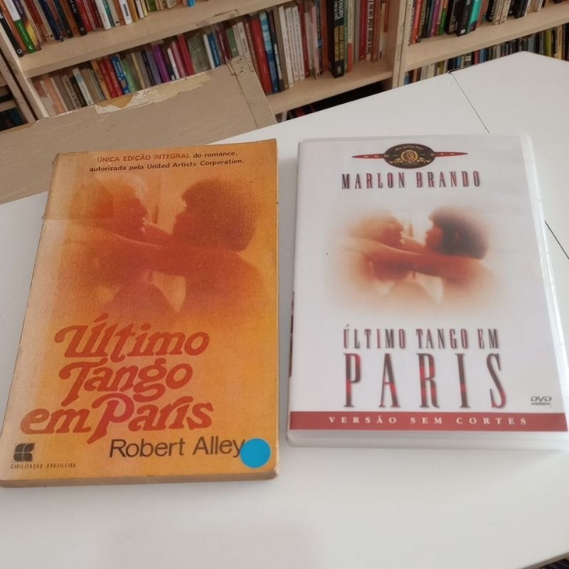 Kit Livro + DVD Último Tango em Paris - Robert Alley e Marlon Brando