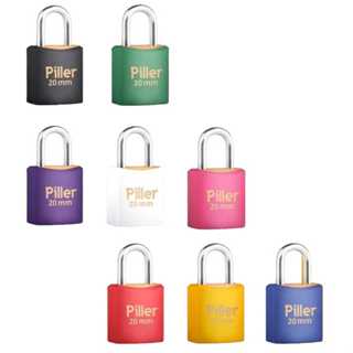 Cadeado 20mm Colorido Piller com 2 chaves Pequeno Academia Casa Armario em Oferta na Shopee