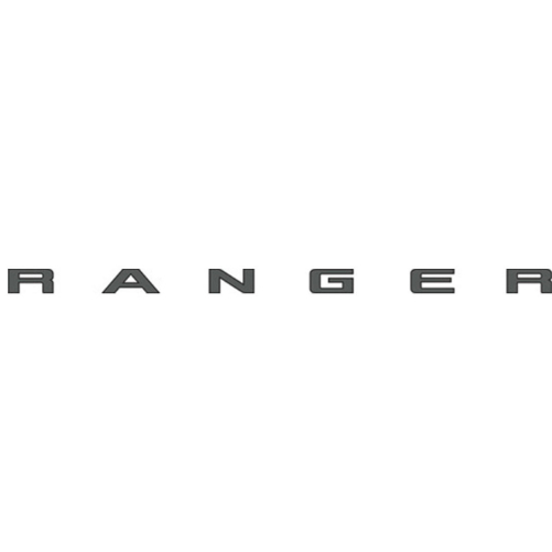 ADESIVO TAMPA TRASEIRA (RANGER) FORD RANGER 16/ GRAFITE COM PRETO MEDIDA 126CMX5,1CMX1MM MARCON 16025