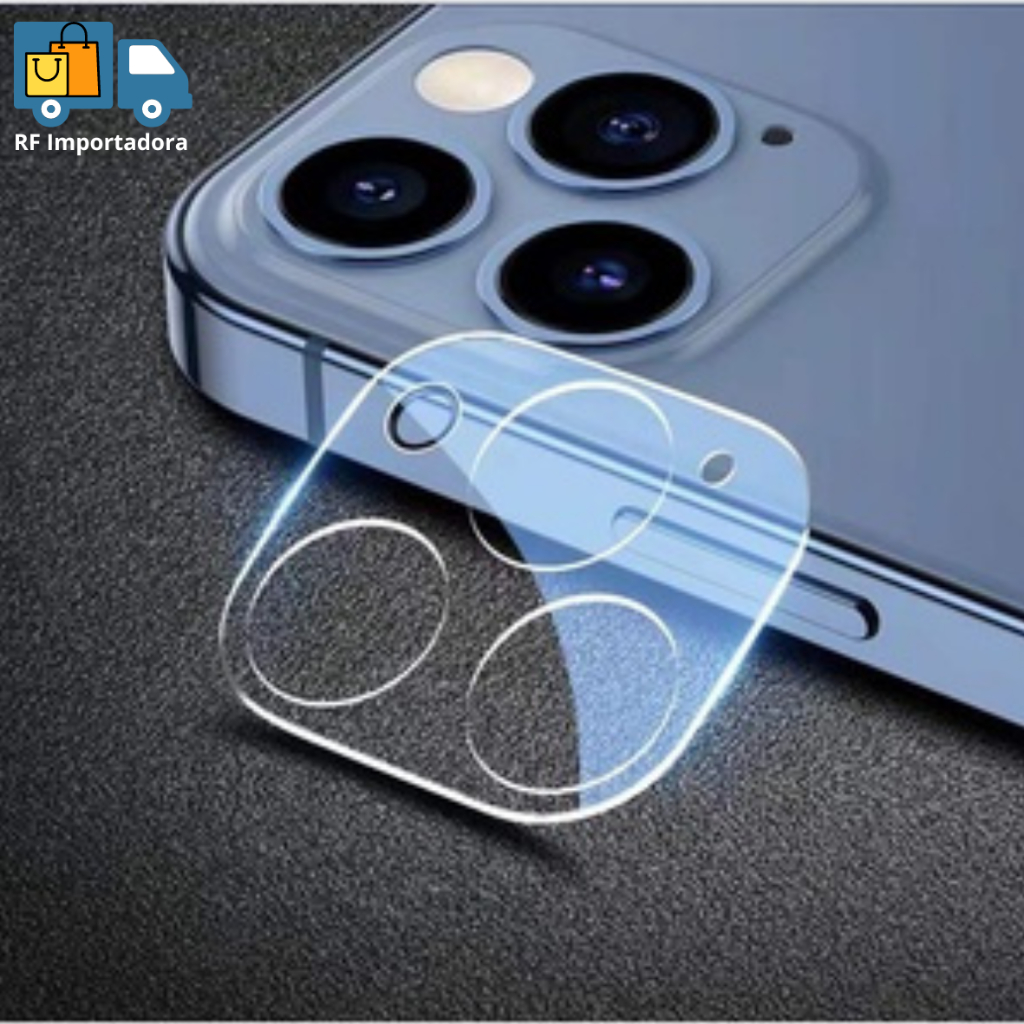 Lente Película De Câmera Transparente Vidro Temperado Para Iphone 11 12 13 14 15 16 17 PRO MAX