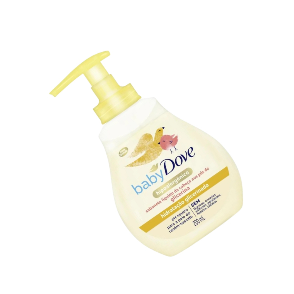 Sabonete Líquido Suave Cabeça Aos Pés Neutro 200ml Baby Dove