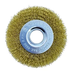 Escova de Aço Latonado Circular 4 x 1/2" (319,0027) - Rocast