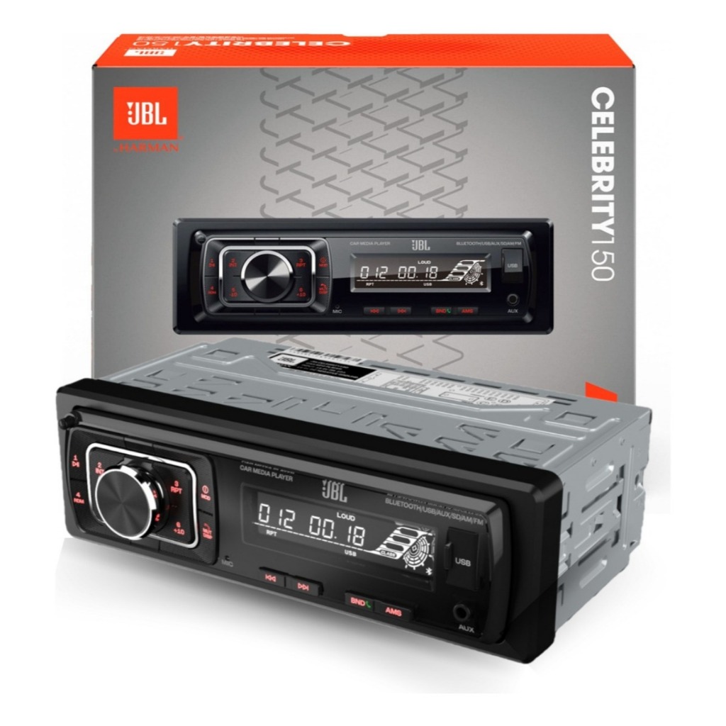 Rádio Som Automotivo Jbl Celebrity 150 Bluetooth Usb Am Fm