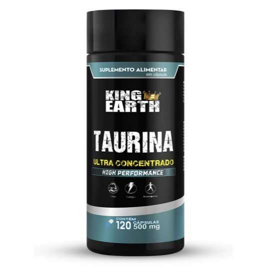 Taurina 120 Cápsulas - king Earth