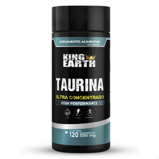 Taurina 120 Cápsulas - king Earth em Oferta na Shopee