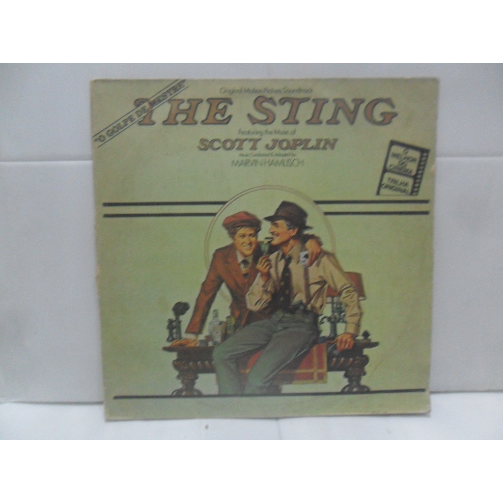 THE STING = TRILHA SONORA ORIGINAL DO FILME ! "O GOLPE DE MESTRE" LP/ VINIL