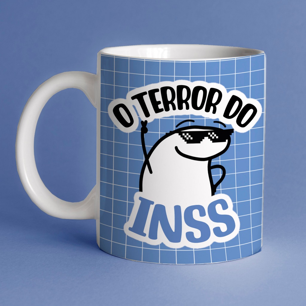 Caneca Xícara Dia dos Pais Personalizada O Terror Do INSS Divertida OFERTA RELÂMPAGO