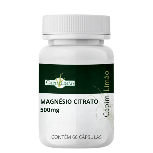 Magnésio Citrato 500mg 60 caps