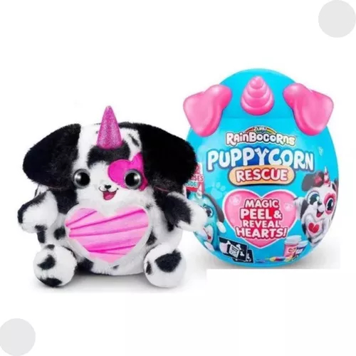 Pelúcia Rainbocorns Puppycorn Rescue Ovo Surpresa - F01502 Fun - Mom & Baby
