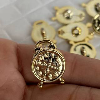 Aplique mini relógio 1x5x2,2cm 10 unidades