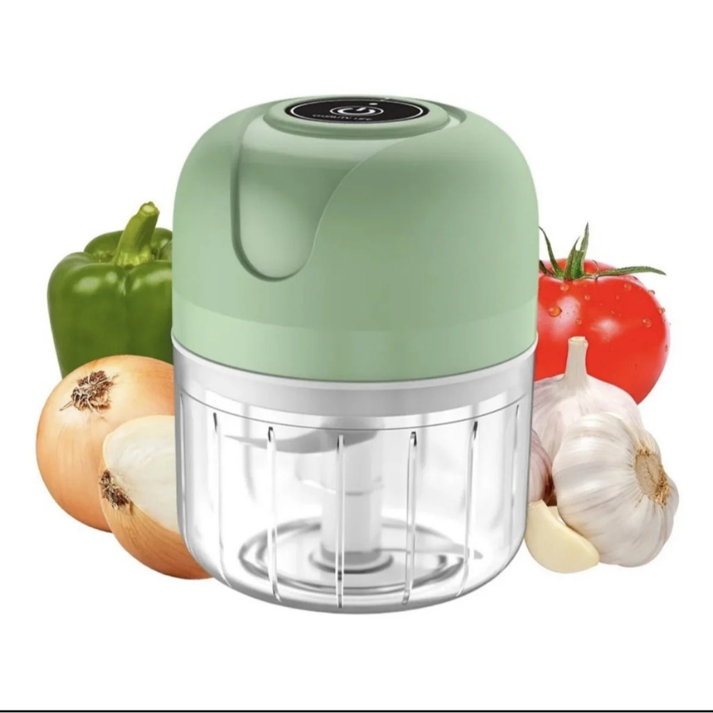 Triturador Turbo Usb Alimentos Carne Vegetais Usb Mini Processador Elétrico 250ml