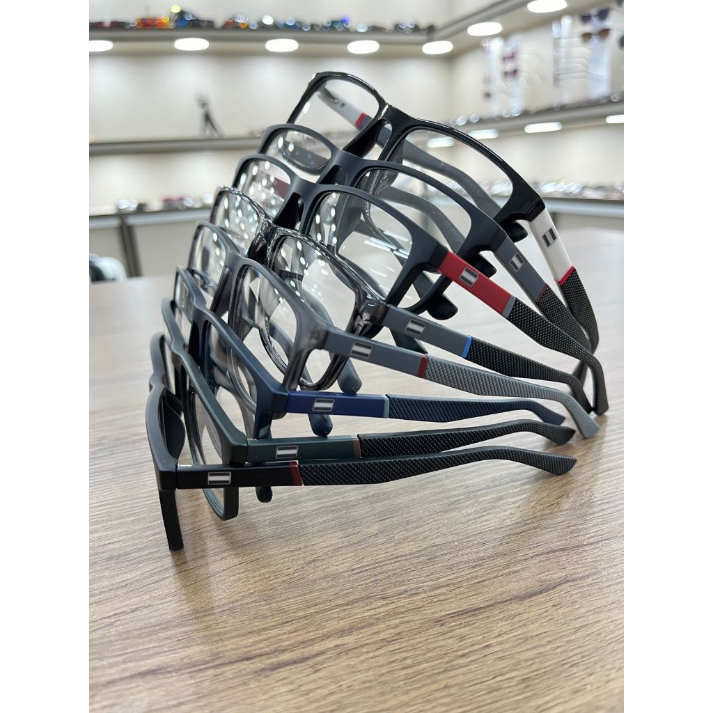 Armação De Óculos Masculino Quadrado TR90 Resistente 91205 em oferta barato e bom em Oferta na Shopee