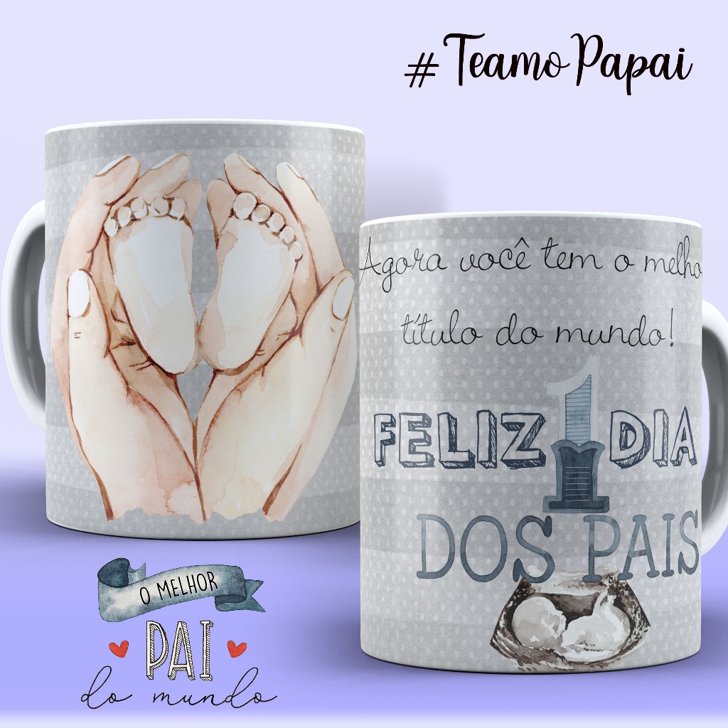 Caneca Dia dos Pais Personalizada Você Tem O melhor Título Do Mundo momento OFERTA RELÂMPAGO
