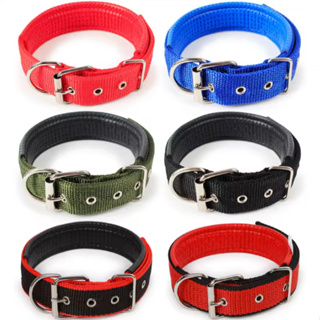 Coleira Ajustável Forrada para Cachorros e Gatos – Conforto e Segurança, Tamanhos P, M e G Com Forro em Oferta na Shopee
