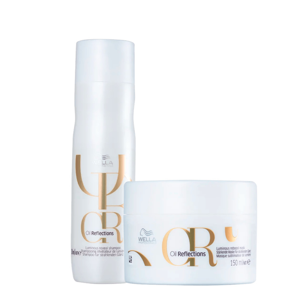 Kit Oil Reflections Shampoo 250ml e Máscara 150ml - Wella