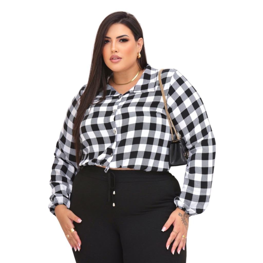 Cropped Xadrez Vermelho: Onde Comprar | BuscaProdutos