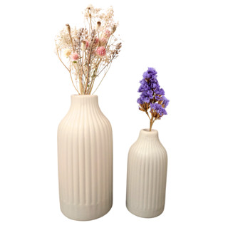 dupla de vasos decorativos em ceramica riscado decoração de sala e casa em Oferta na Shopee