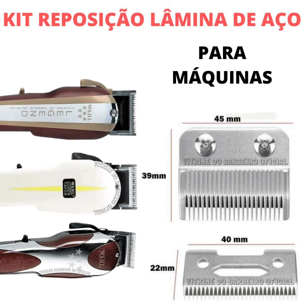 Lâmina De Aço Kit Reposição P/ Máquina De Corte Legend