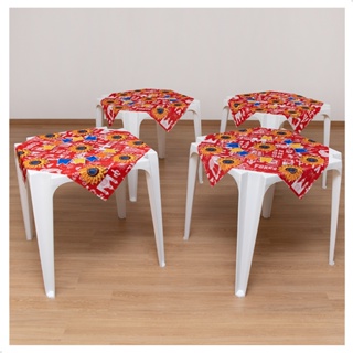 Jogo De Toalhas de Mesa Festa Junina Tecido 75x75cm 4 Unidades em Oferta na Shopee