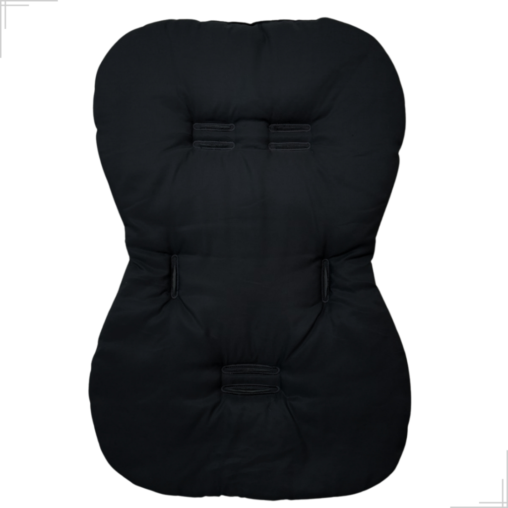 Capa para carrinho de bebê cor Preta acolchoada tamanho universal galzerano cosco burigotto Chicco