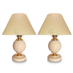 Par de Abajur Moderno para Quarto Sala Mesa Escritório. Bivolt (110V/220V). Luxo e Elegância!
