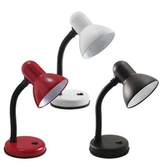 Abajur Luminária Mesa Base Flexível Dobrável Articulável