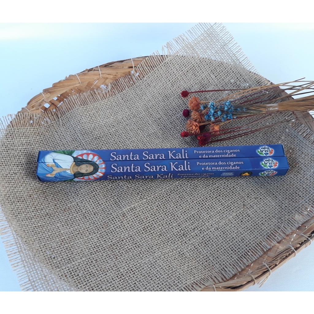 Incenso Santa Sara Kali Índia Brasil kit com 02 Unidades