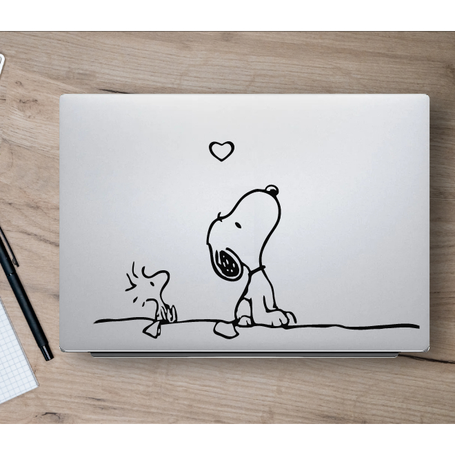 adesivo snoopy notebook laptop sem fundo em Oferta na Shopee