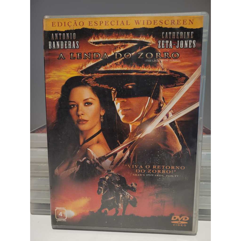 A LENDA DO ZORRO - DVD - Original